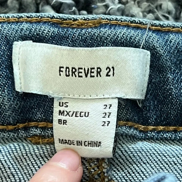 NWT - Forever21 - Jeans - High Rise Skinny Fit Skinny Leg - Size 27 - Picture 9 of 13
